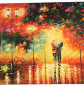 Away from the sun custom canvas painting