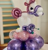 Unicorn balloon sculpture made to order