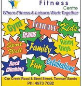 Some ideas for activities at Tannum Fitness Centre