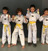 Kids after local competition