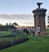 Looking for clues in Botanical Gardens
