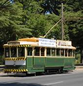 A traditional Ballarat tram