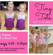 Tiny Tots classes for our littlest members.