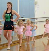 Our Tiny Tots have great fun learning a number of different routines that are performed at our casual end-of-year Display Day. No long, expensive concert to attend!
