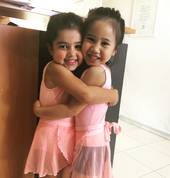 Our gorgeous students in their new uniform. Friends for life!