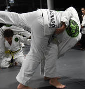 Take your partner down tot he floor.