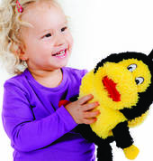 The children in our program love their bumblebee puppet which helps them to develop their confidence through singing and speaking as part of a group and in front of their peers.