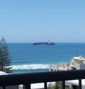 Great view of the shipping lanes from one of our apartments