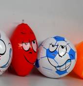 These are the inflata mates - inflatable balls