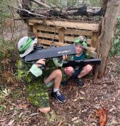 Get the kids into a realistic bush setting with BZ Lasertag