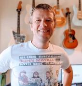 Simon Morel in his Studio