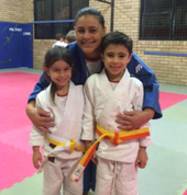 Veronica Head judo instructor.
