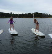 paddle boarding fun
