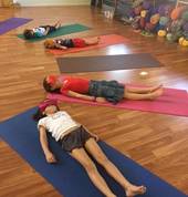 Relaxation in holiday classes.