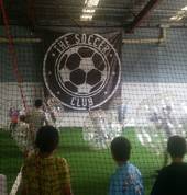 Private booking at the soccer club for Kids birthday party with bubble soccer