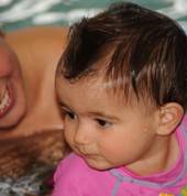 Baby swimming inner west