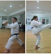 Board Break - Axe Kick.
