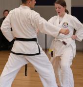 3-step sparring with the visiting Black Belt Instructors.