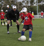Harry Kewell keeping a watchful eye