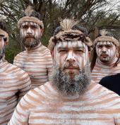 Aboriginal Body Ochres and traditional dance ceremony in Adelaide
