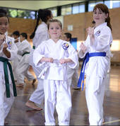 First Taekwondo female junior class members