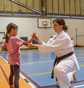 First Taekwondo Perth WA teaching beginner child