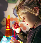 Light Play in the Children's Gallery, Ipswich Art Gallery