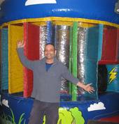 Our small Rainbow Castle can fit almost anywhere!