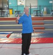 Head Trampoline Coach Mal Stuart