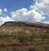 Mount Nameless near Tom Price Tourist Park