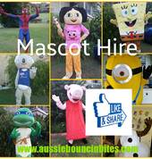 DIY Mascot Hire $50 or $30 with any Castle Hire