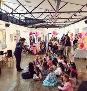 We love kids - and hold kids art workshops and birthday parties.