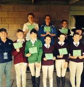 A group of our members having been awarded their C Certificates