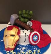 Superhero cake