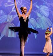 Ballet Dancer performing on point