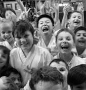 Karate kids are happy kids