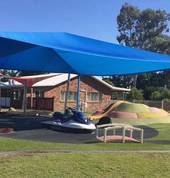 Outdoor area with water park