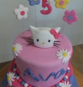 Hello kitty fondant cake