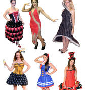 Balloon Dresses - 100% balloons - great impact at any event