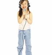 Girl singing