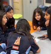 Luckshie Haran facilitating a group exercise