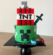 Minecraft Cake by Michelle Arbel Cakes