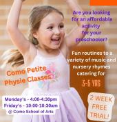 New class added for preschoolers