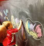 chalk on the walls at Parties at our venue in Adelaide