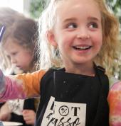Kids of all ages love to play with paint!