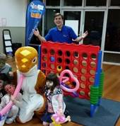 Gilbert the company mascot knows how to engage children