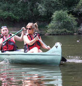 Canoes & paddle boats for hire
