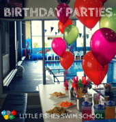 Doesn't matter what the weather is like outside - pool parties at Little Fishes are always a hit!