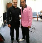 Steve Turner Vocal Coach with Stuey V as Elvis student