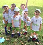 Fun, active outdoor soccer coaching